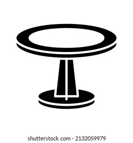 This is an icon related to furniture that uses a solid style