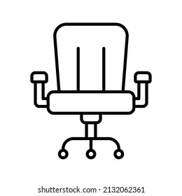 This is an icon related to furniture that uses a outline style