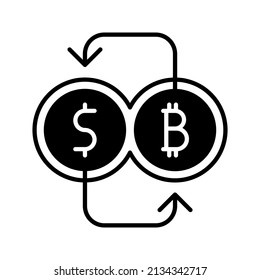 este es un icono relacionado con la inversión en un estilo sólido