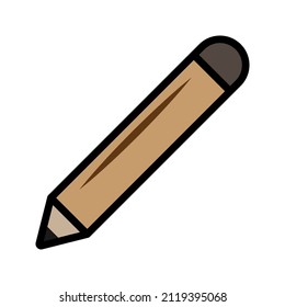 This is an icon related to school stationery that uses a filled outline style and is ready to use for your design projects