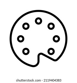 This is an icon related to school stationery that uses an outline style and is ready to use for your design project purposes