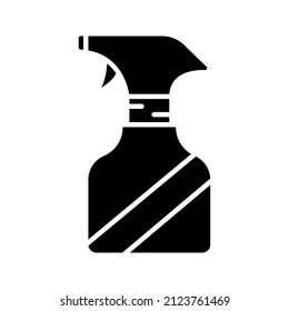 this is an icon related to a simple barbershop in glyph style