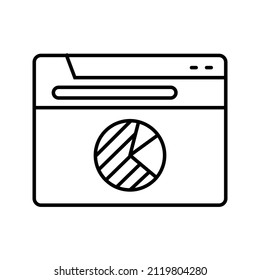 Este es un icono relacionado con un sitio web que utiliza un estilo de esquema que está listo para ser utilizado para sus necesidades de proyecto de diseño