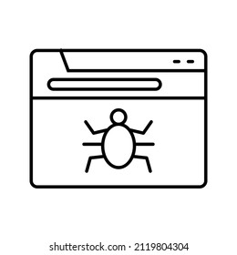 This is an icon related to a website that uses an outline style that is ready to be used for your design project needs