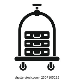 This icon represents the convenience of hotel services for travelers arriving with their luggage