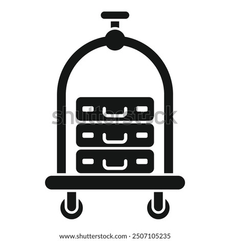 This icon represents the convenience of hotel services for travelers arriving with their luggage
