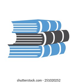 This icon represents a pile of books and is related to the science and education. It is recommended for use on websites, web applications and mobile applications.