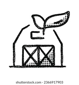 This icon represents products that are sourced directly from farms, emphasizing freshness and a farm to table approach. It signifies a commitment to quality, taste, and supporting local agriculture.