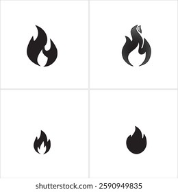 This icon set can be used for any kind of fire related acts.