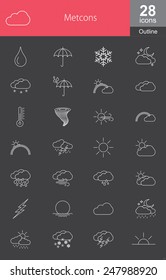 This icon set contains icons related to weather and meteorology. These are recommended for use on websites, web applications and mobile applications.