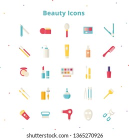 This icon set suitable for beauty industry, used for website, landing page, header, presentation, etc. 
This icon set usually used by a stylist, salon, makeup artist, beauty clinic and many more..