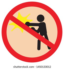 This icon show about Don't Fighting notification 
