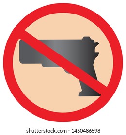 This icon show about No Gun notification 