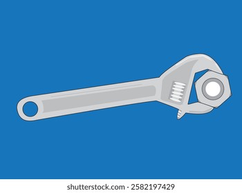 This icon shows a wrench tightening a nut.