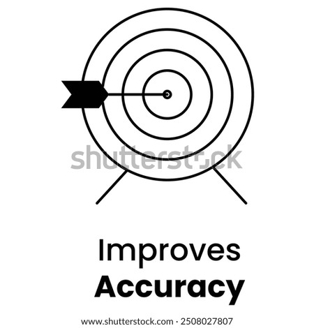 This icon stands for precision and targeted results, representing focus and achieving exact goals.