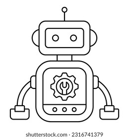 This icon is suitable for AI (Artificial Intelligence)