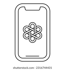 This icon is suitable for AI (Artificial Intelligence)