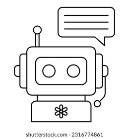 This icon is suitable for AI (Artificial Intelligence)