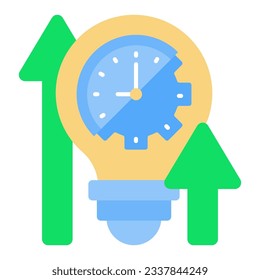 Este icono es adecuado para el crecimiento económico y empresarial, corporativo, financiero, etc.
