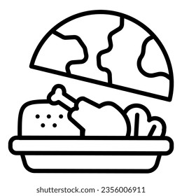 This icon is suitable for food, world food day, ingredients, grocery, etc.
