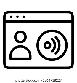 This icon is suitable for podcast, multimedia and etc.
