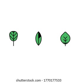 
this is an icon or symbol describing a leaf