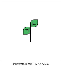 
this is an icon or symbol describing a leaf