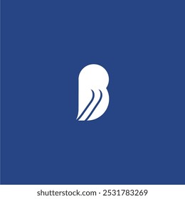Dieses Symbol oder Symbol ist aus einem Liebesvogel und dem Buchstaben B, komplett mit Flügeln, gebildet. Es hat einen einfachen Eindruck, ist aber immer noch fest und hat Charakter. geeignet für Design-Elemente oder Geschäftsidentität.