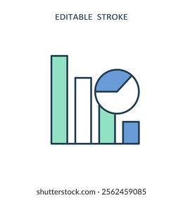 This icon symbolizes special education and the importance of inclusive learning environments for students with diverse needs. It features an editable stroke for easy customization