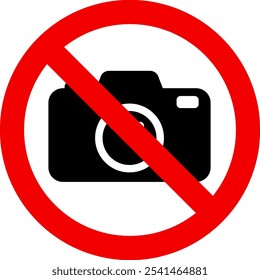 Este es el ícono que indica que la Fotografía está prohibida.