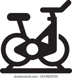 Este icono se utiliza normalmente para representar el ejercicio cardiovascular, clases de spinning y entrenamiento de fitness en diversos contextos de salud y bienestar.