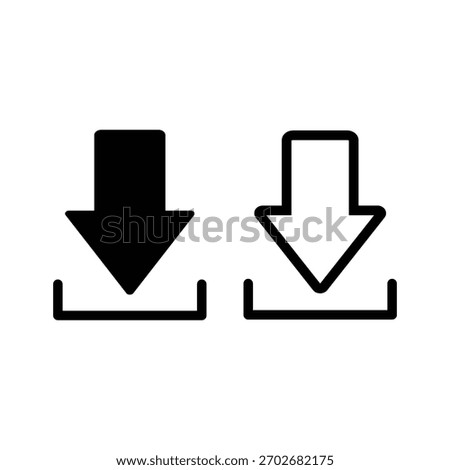 This icon is used to initiate the process of downloading files from this platform to your device's local storage (computer or mobile phone).