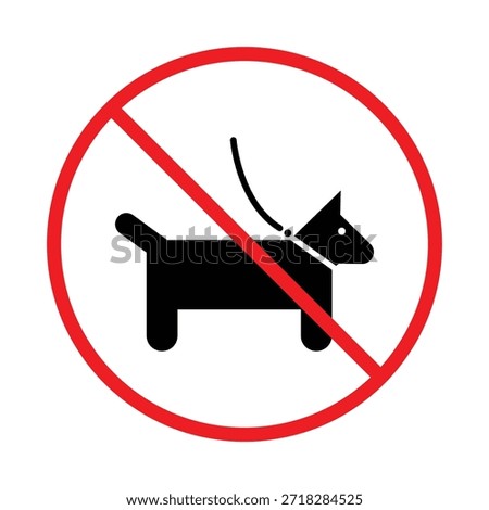 This icon is a visual warning sign used to communicate that pets are not allowed in certain areas for reasons of cleanliness, safety, or the comfort of other visitors.