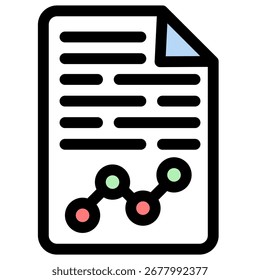Este icono representa visualmente un informe de negocio, que muestra el análisis de datos y estadísticas con un gráfico claro, ideal para presentaciones e informes. Es perfecto para ilustrar decisiones basadas en datos.