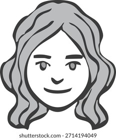 Este es un ícono de rostros de mujeres de diversas razas.