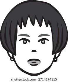 Este es un ícono de rostros de mujeres de diversas razas.
