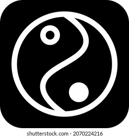 This a icon ying yang, for your design 