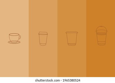  This is icons of coffe cup.