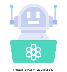 This icons is suitable for AI (Artificial Intelligence), etc.