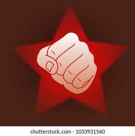 This is an illustration about revolution theme