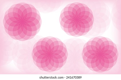 This is an illustration of abstract flowers.