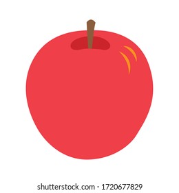 This is an illustration of an apple
