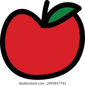 This is an illustration of an apple.