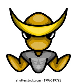 This is an illustration of an armored grasshopper Icon