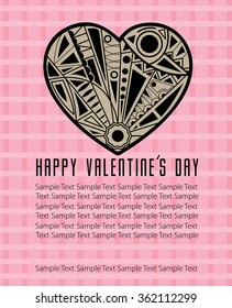 This illustration is a background of  Heart Shape
This is a background of the text for Valentine's Day