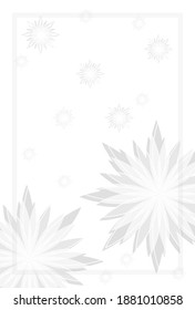 Esta ilustración es un material de fondo de motivos florales.