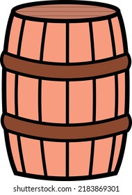 This is an illustration of a barrel.