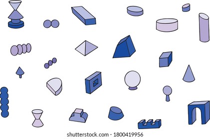 Esta es una ilustración basada en formas geométricas. Puede editar como desee como imagen vectorial.