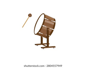 This is an illustration of bass drum.