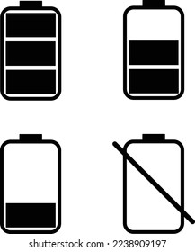 This is an illustration of a battery level icon.